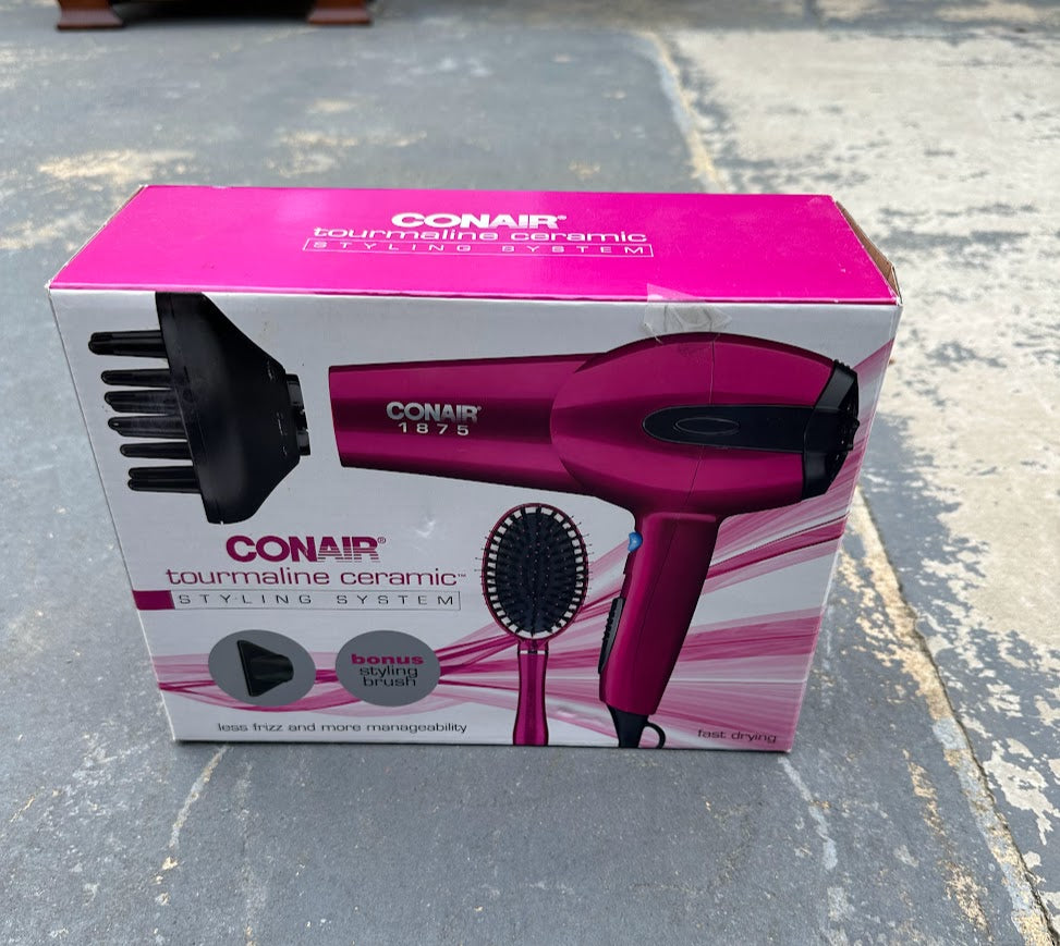 Conair Tourmaline Ceramic 1875 Hair Dryer Styling System – NEW in Box