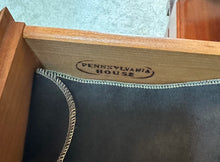 Load image into Gallery viewer, Pennsylvania House Solid Cherry Rolling Server Cart with Drop Leaves and Drawers
