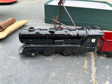 Load image into Gallery viewer, Vintage Marx Wind-Up Tin Train Set – Pennsylvania, New York Central, Caboose No. 536 + Track &amp; Key
