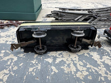 Load image into Gallery viewer, Vintage Marx Wind-Up Tin Train Set – Pennsylvania, New York Central, Caboose No. 536 + Track &amp; Key
