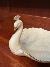 Load image into Gallery viewer, Vintage Lenox Peacock Trinket Dish Hand Painted 24K Gold Trim
