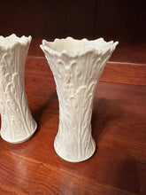 Load image into Gallery viewer, Vintage Lenox Woodland Collection Ivory Porcelain Bud Vases Pair
