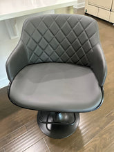 Load image into Gallery viewer, Armen Living Adjustable Grey Upholstered Swivel Bar Stools Pair

