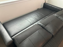 Load image into Gallery viewer, IKEA FRIHETEN Black Sleeper Sofa with Storage
