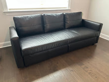 Load image into Gallery viewer, IKEA FRIHETEN Black Sleeper Sofa with Storage
