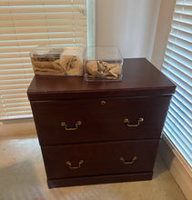 Load image into Gallery viewer, 2-Drawer Solid Wood File Cabinet – 30&quot; x 20.5&quot; x 30&quot;
