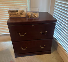 Load image into Gallery viewer, 2-Drawer Solid Wood File Cabinet – 30&quot; x 20.5&quot; x 30&quot;
