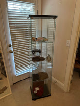 Load image into Gallery viewer, IKEA Glass Display Cabinet – 4 Shelves – 16.75&quot; x 14.5&quot; x 64.5&quot;
