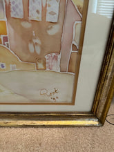 Load image into Gallery viewer, 1994 Root Signed Watercolor Cityscape – Framed &amp; Matted
