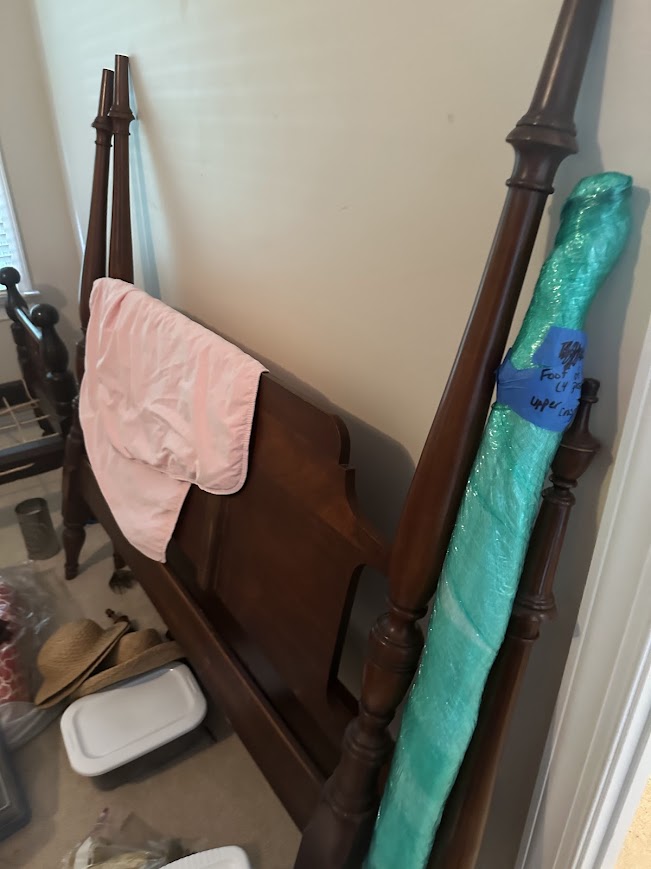 Full Size Heritage Cherry Four-Poster Bed