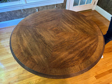 Load image into Gallery viewer, Drexel Esperanto Collection Round Oak Pedestal Dining Table
