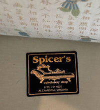Load image into Gallery viewer, Custom Upholstered Chippendale Wingback Chair with Asian Motif Fabric
