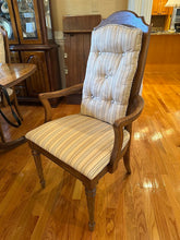 Load image into Gallery viewer, Traditional Flamed Mahogany Double Pedestal Dining Table with 2 Leaves and 6 Cane Back Dining Chairs

