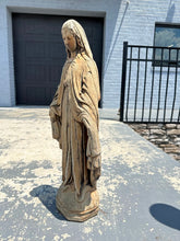 Load image into Gallery viewer, Virgin Mary Concrete Garden Statue - 25&quot; Tall
