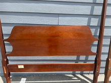 Load image into Gallery viewer, Craftique Heirloom Mahogany Queen Pencil Post Bed – MEL Finish, 80&quot; Tall
