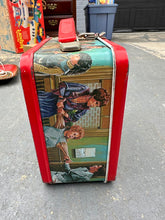 Load image into Gallery viewer, 1981 Vintage Annie Metal Lunchbox &amp; Thermos Set by Aladdin – Original Movie Artwork
