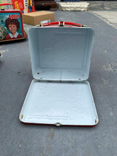 Load image into Gallery viewer, 1980 Vintage Strawberry Shortcake Metal Lunchbox by Aladdin – Classic Red Trim Tin
