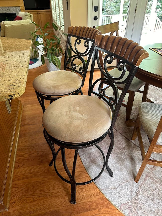 Pair of Moreland Counter Height Barstools - Just Arrived