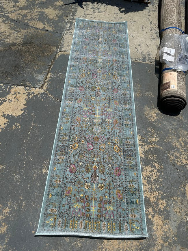 Safavieh Valencia Runner Rug – “Glacier” Colorway – 2'3