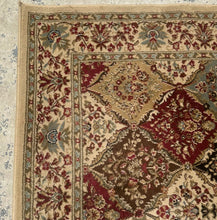 Load image into Gallery viewer, “Oliva Echo” Traditional Area Rug – 63&quot;x90&quot; Burgundy, Sage &amp; Cream Medallion Diamonds
