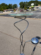 Load image into Gallery viewer, Modern Chrome Spiral Torchiere Floor Lamp with Reading Light – 70&quot; Tall
