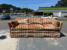 Load image into Gallery viewer, Mid-Century Henredon Sofa – Velvet Velour Upholstery
