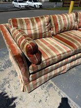 Load image into Gallery viewer, Mid-Century Henredon Sofa – Velvet Velour Upholstery
