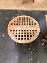 Load image into Gallery viewer, Pair of Classic Teak Solid Teak Folding Side Tables, Round and Square
