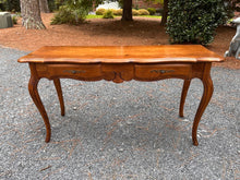 Load image into Gallery viewer, Ethan Allen Country French Double Drawer Console Table
