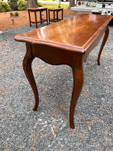 Load image into Gallery viewer, Ethan Allen Country French Double Drawer Console Table
