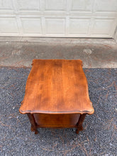 Load image into Gallery viewer, Ethan Allen Country French Double Tiered Side Table
