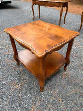 Load image into Gallery viewer, Ethan Allen Country French Double Tiered Side Table
