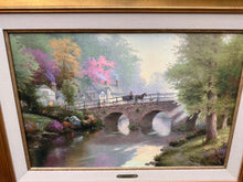 Load image into Gallery viewer, Thomas Kinkade “Hometown Bridge” – Limited Edition Lithograph (Hometown Memories V) w/ COA
