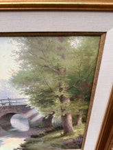 Load image into Gallery viewer, Thomas Kinkade “Hometown Bridge” – Limited Edition Lithograph (Hometown Memories V) w/ COA
