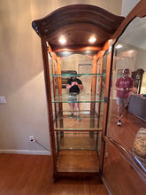 Load image into Gallery viewer, Ethan Allen Country French Curio Cabinet
