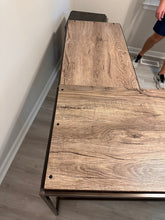Load image into Gallery viewer, Bush Furniture Refinery 62W L-Shaped Industrial Desk
