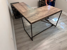 Load image into Gallery viewer, Bush Furniture Refinery 62W L-Shaped Industrial Desk
