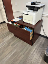 Load image into Gallery viewer, Modern Office Lateral Filing Cabinet with Lock – 2 Drawer
