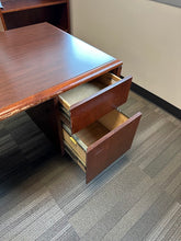 Load image into Gallery viewer, U-Shaped Executive Desk with File Cabinets – 94x66

