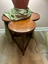 Load image into Gallery viewer, Mahogany Triple Clover Side Table
