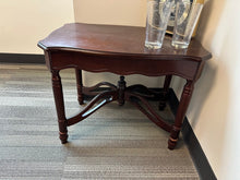 Load image into Gallery viewer, Bombay Company Side Table – Mahogany Finish, 25x15.5
