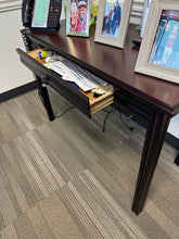 Load image into Gallery viewer, Elegant Entryway Console or Sofa Table – Mahogany Finish
