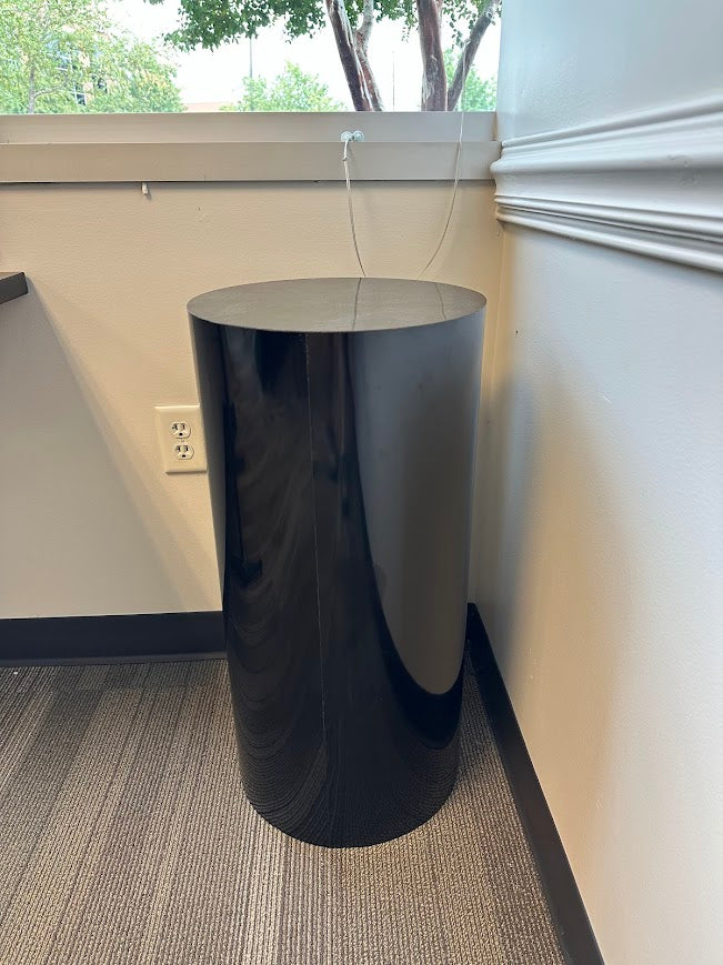 Black Cylinder Display Stand / Plant Stand – 14x29