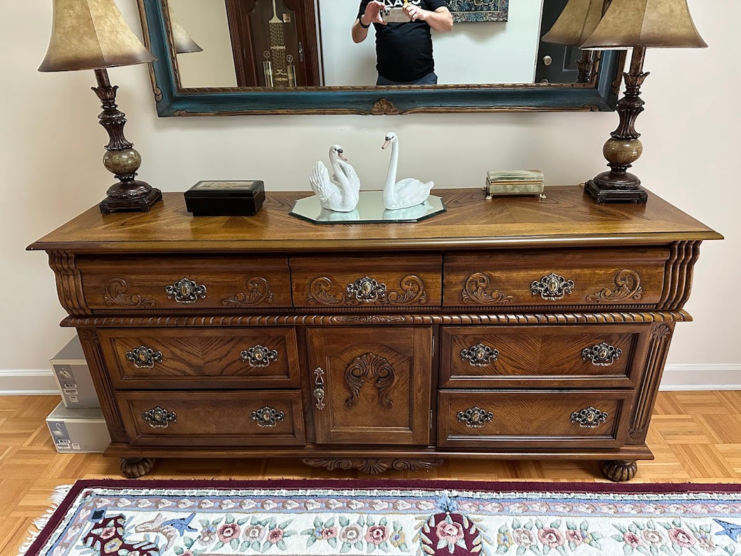 Elegant Oak Dresser by Wynwood