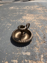 Load image into Gallery viewer, Vintage Brass Chamberstick Candle Holder
