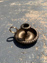Load image into Gallery viewer, Vintage Brass Chamberstick Candle Holder
