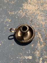 Load image into Gallery viewer, Vintage Brass Chamberstick Candle Holder
