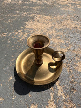 Load image into Gallery viewer, Classic Brass Finger Loop Candle Holder
