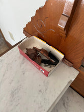Load image into Gallery viewer, Antique Victorian Dresser with Split Marble Top and Mirror
