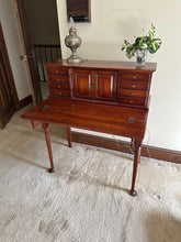 Load image into Gallery viewer, Pennsylvania House Solid Cherry Tambour Desk – Exceptional Condition
